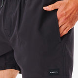 Offset Volley 15 Boardshort - Herre - Black - Gumpel & Co