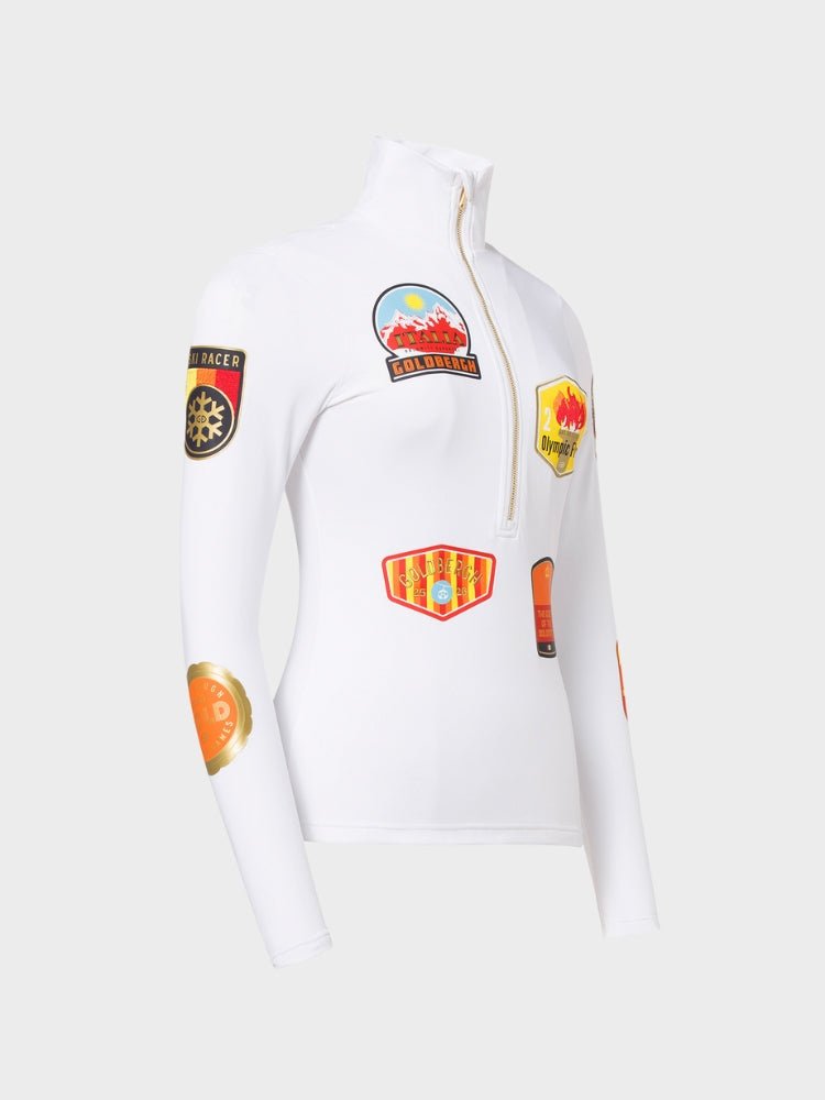 Triumph Ski midlayer - Womens - White - Gumpel & Co