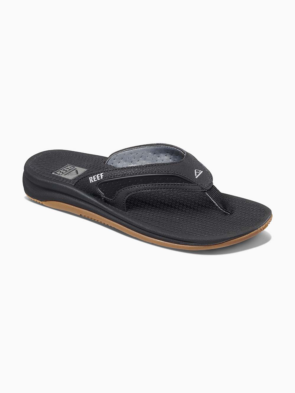 Men's Reef Flex Sandaler - Herre - Black/Silver - Gumpel & Co