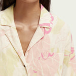 Women's Printed Camp Skjorte - Dame - Vondelfield Blossom - Gumpel & Co