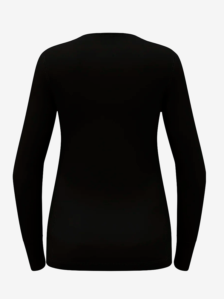 Womens Natural Merinould 260g/m2 Skiundertrøje - Black - Gumpel & Co