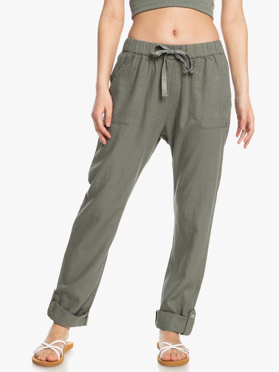 Women's On The Seashore Hørbukser - Dame - Agave Green - Gumpel & Co