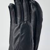 Army Leather Wool Terry 5 - finger - Herre - Grey - Gumpel & Co