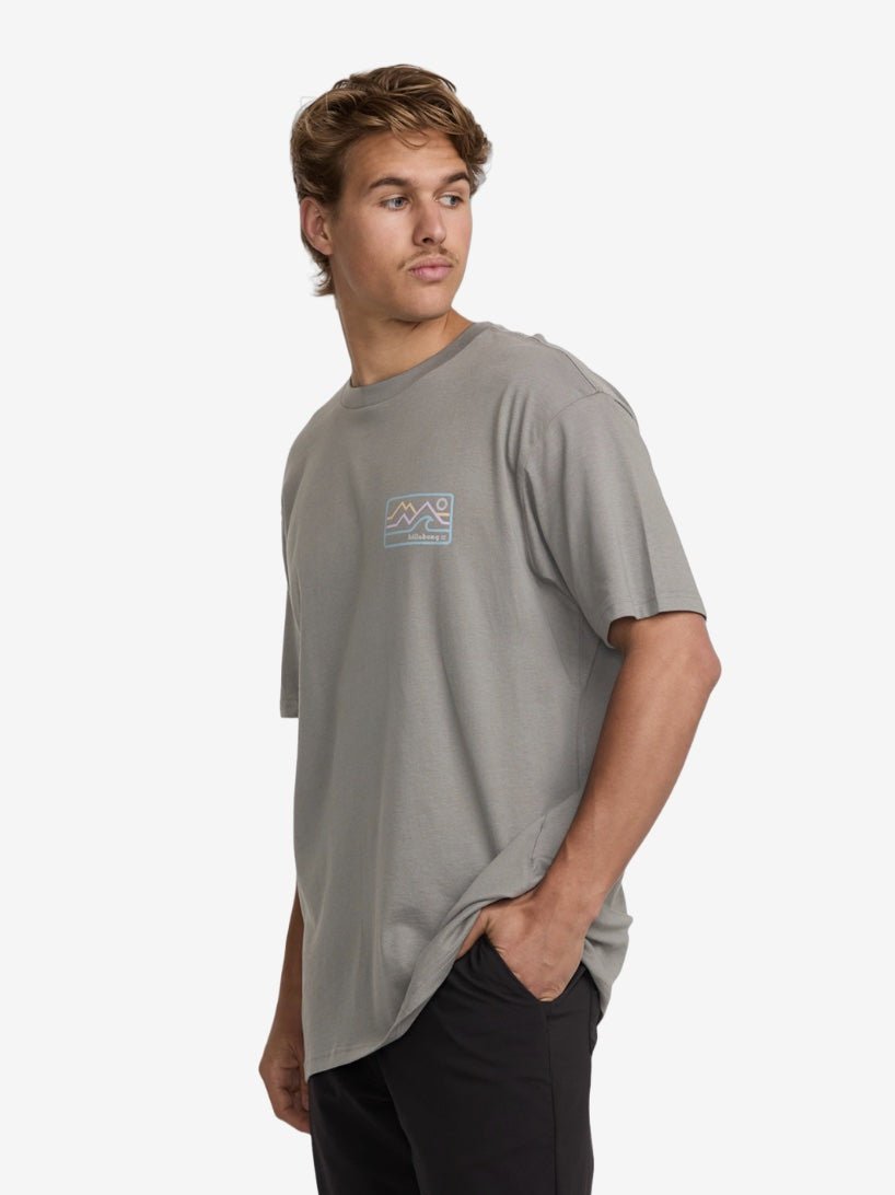 Range - Short Sleeves T-Shirt for Men - Slate - Gumpel & Co