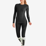 3/4 Wool Tech Skiunderbukser - Dame - Sort - Gumpel & Co