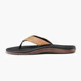 Men's Santa Ana Leather Klipklapper - Black And Tan - Gumpel & Co