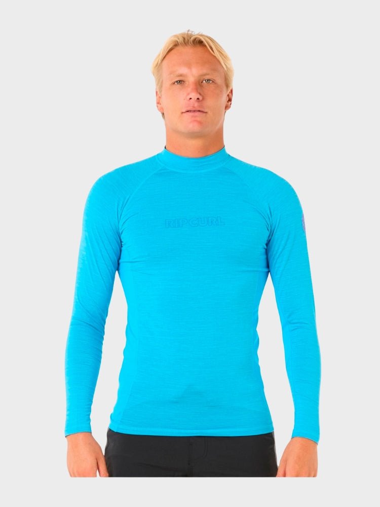 Dawn Patrol UV Long Sleeve Rash Guard - Mænd - Blue Paint - Gumpel & Co