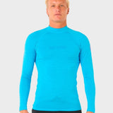 Dawn Patrol UV Long Sleeve Rash Guard - Mænd - Blue Paint - Gumpel & Co
