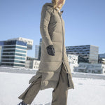 Infinity Dunfrakke - Dame - Dark Sand - Gumpel & Co