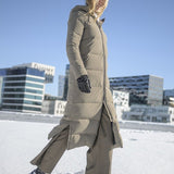 Infinity Dunfrakke - Dame - Dark Sand - Gumpel & Co