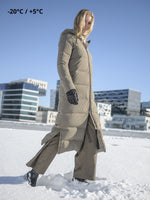 Infinity Down Coat - Women - Dark Sand