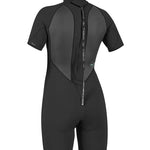 Women's Reactor II 2mm Back Zip S/S Spring våddragt | Damer | Black/Back - Gumpel & Co