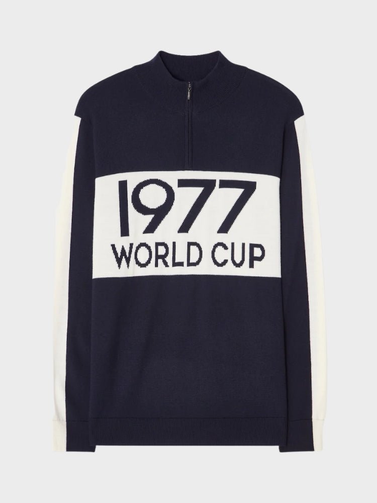 WorldCup Zip Up - Mens - Dark Blue - Gumpel & Co