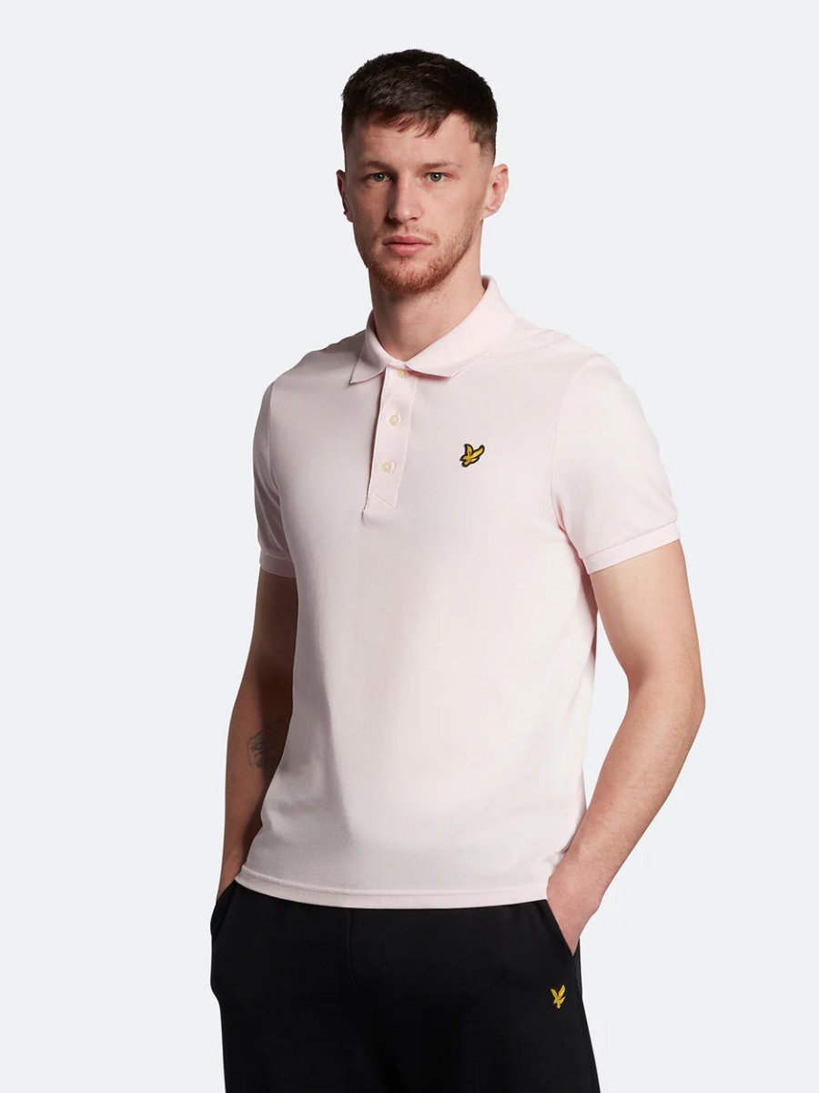 Men's Plain Polo Shirt - Herre - Light Pink - Gumpel & Co