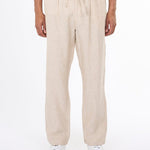 Men's Fig Loose Hør Pants - Herre - Light Feather Gray - Gumpel & Co
