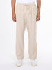 Men's Fig Loose Linen Pants - Men - Light Feather Grey