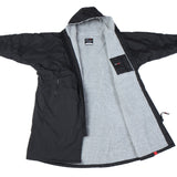 Advance Long Sleeve Poncho | Voksne | Black/Grey - Gumpel & Co