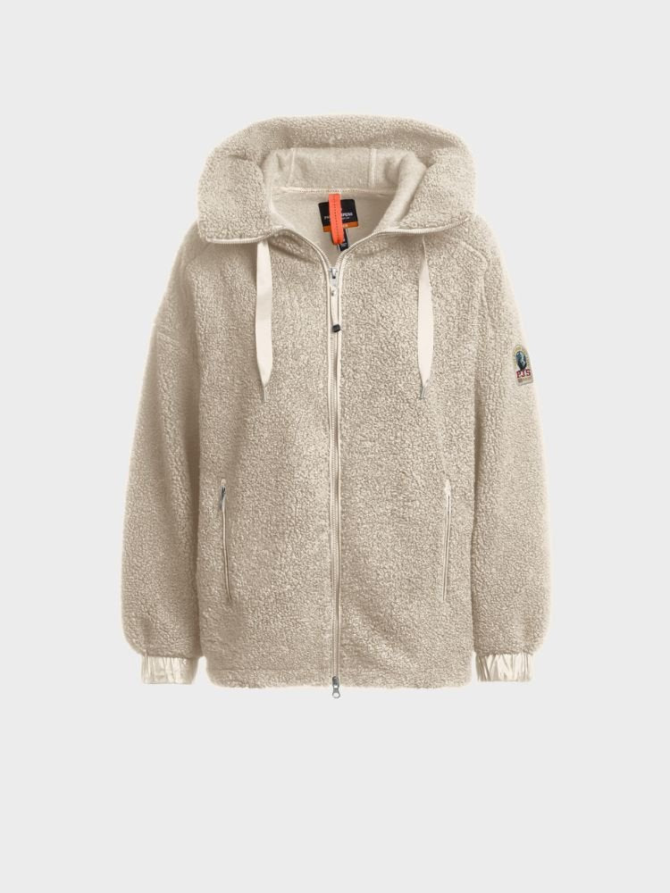 Noelle Full Zip Sweat - Dame - Sun Kissed - Gumpel & Co