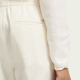 Men's Warren Straight Leg Hørbukser - Herre - White - Gumpel & Co