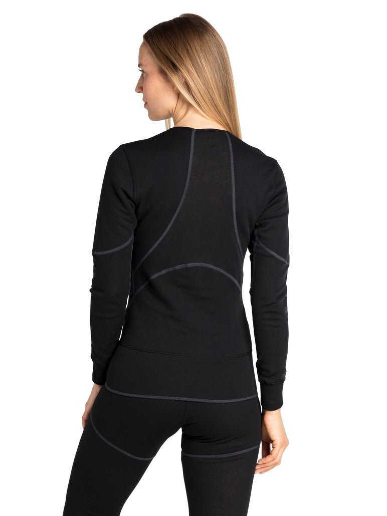 Women's Active X - Warm Skiundertrøje - Dame - Black - Gumpel & Co
