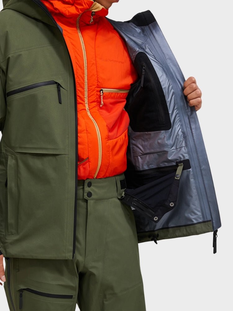 Alpine Skijakke 3L GORETEX - Herre - Grøn - Gumpel & Co