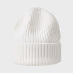 Beanie m. Merino Uld - Unisex - Off White - Gumpel & Co