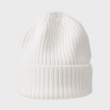 Beanie m. Merino Uld - Unisex - Off White - Gumpel & Co