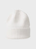 Beanie with Merino Wool - Unisex - Off White