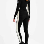 Women's Baselayer merinould leggings - Dame - Black - Gumpel & Co