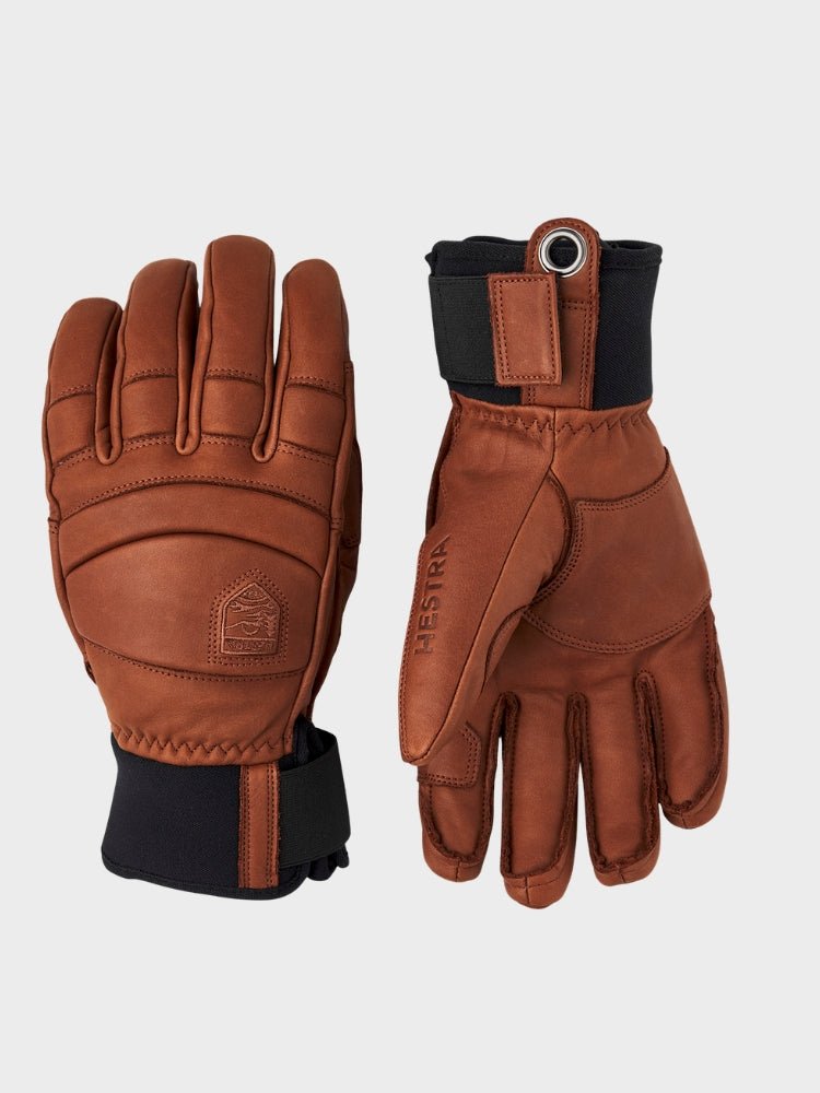 Fall Line 5 - finger Skihandsker - Unisex - Brown - Gumpel & Co