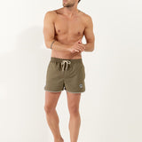 Men's Tom Badeshorts - Herre - Khaki - Gumpel & Co