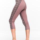 Women's Rose Light Capri 3/4 100% Merino Skiunderbukser - Dame - Taupe - Gumpel & Co