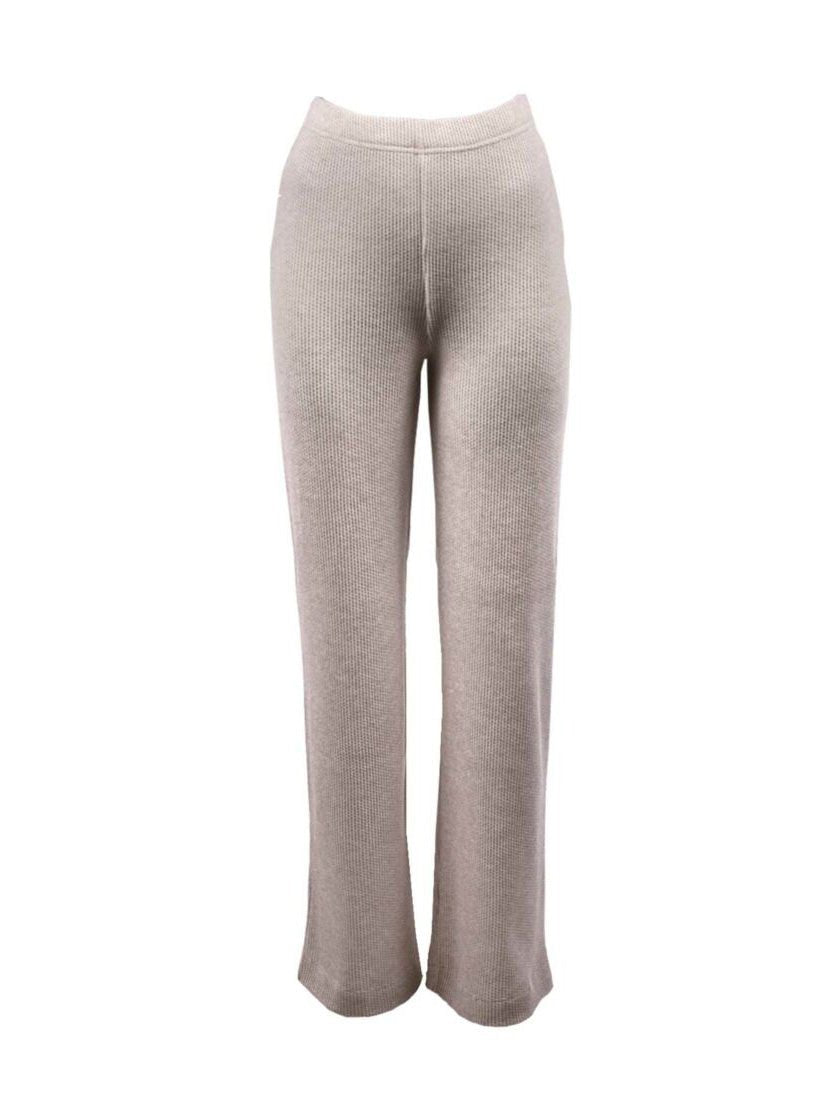 Women's Sweatpants m. Brede ben - Dame - Fog (Beige) - Gumpel & Co