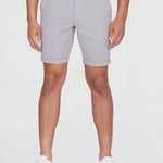 Men's Chuck Regular Chino Poplin Shorts - Herre - Alloy (Grå) - Gumpel & Co