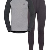 Men's Active Warm Skiundertøjssæt - Dark Grey/Grey Melange - Gumpel & Co