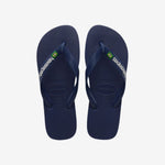 Brasil Logo Klipklapper - Voksne - Navy Blue - Gumpel & Co