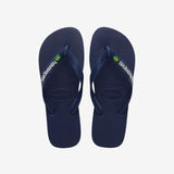 Brasil Logo Klipklapper - Voksne - Navy Blue - Gumpel & Co