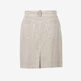 Deanna Skirt - Chalk - Gumpel & Co
