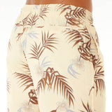 Men's Surf Revival Floral Volley Badeshorts - Herre - Vintage Yellow - Gumpel & Co