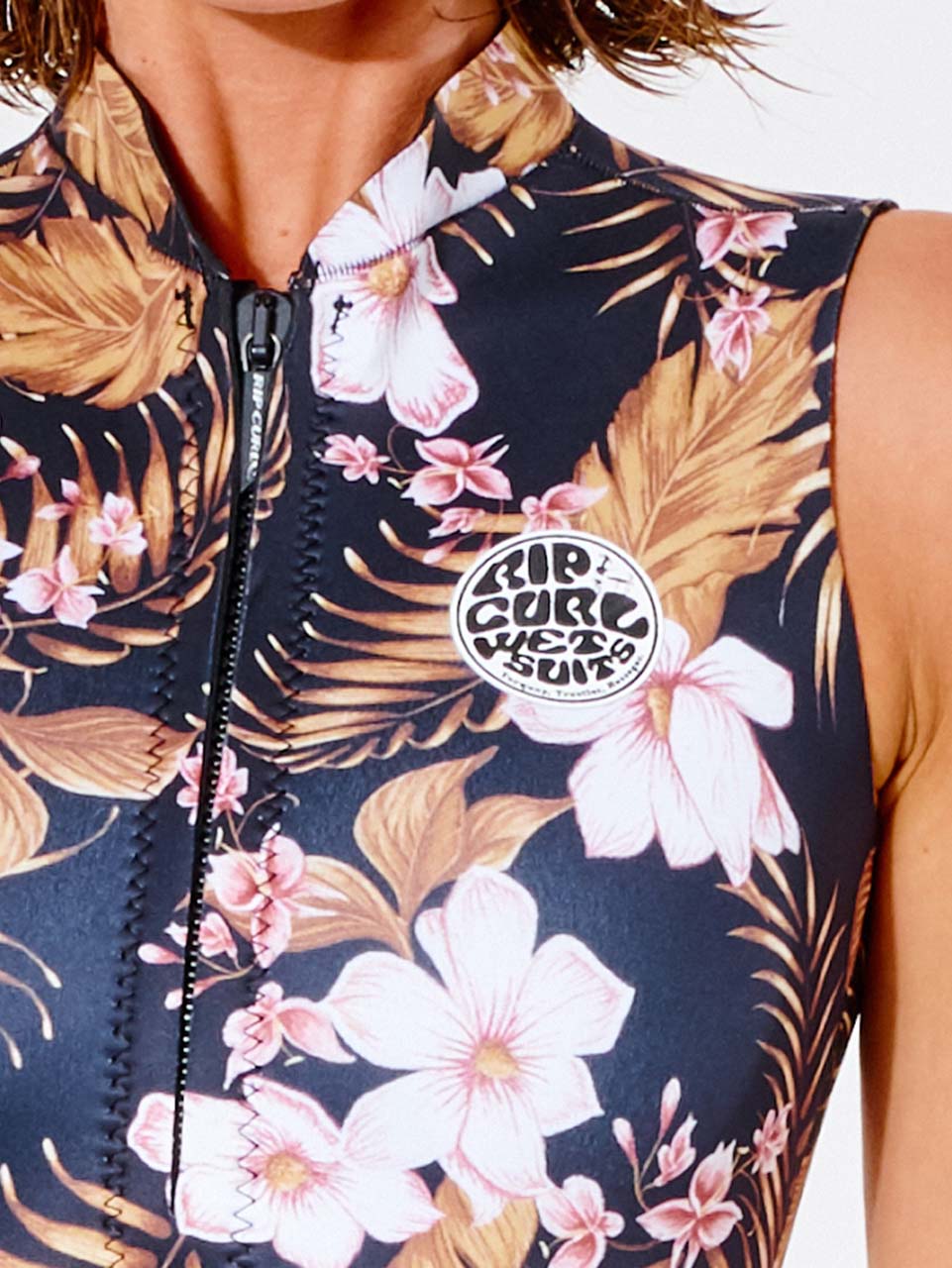 Women's G Bomb 1,5mm Long Jane våddragt | Dame | Black/Gold - Gumpel & Co