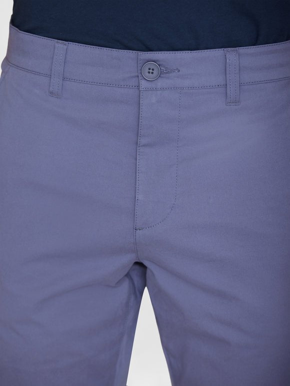 Men's Chuck Regular Chino Poplin Shorts - Herre - Vintage Indigo - Gumpel & Co