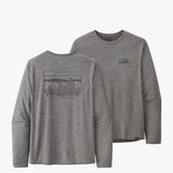 Capilene Cool Daily Graphic UV T-shirt - Herre - Skyline Feather Grey - Gumpel & Co