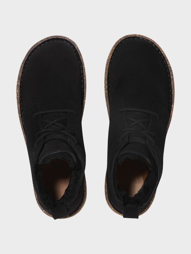 Uppsala Mid Shearling - Women - Black - Gumpel & Co