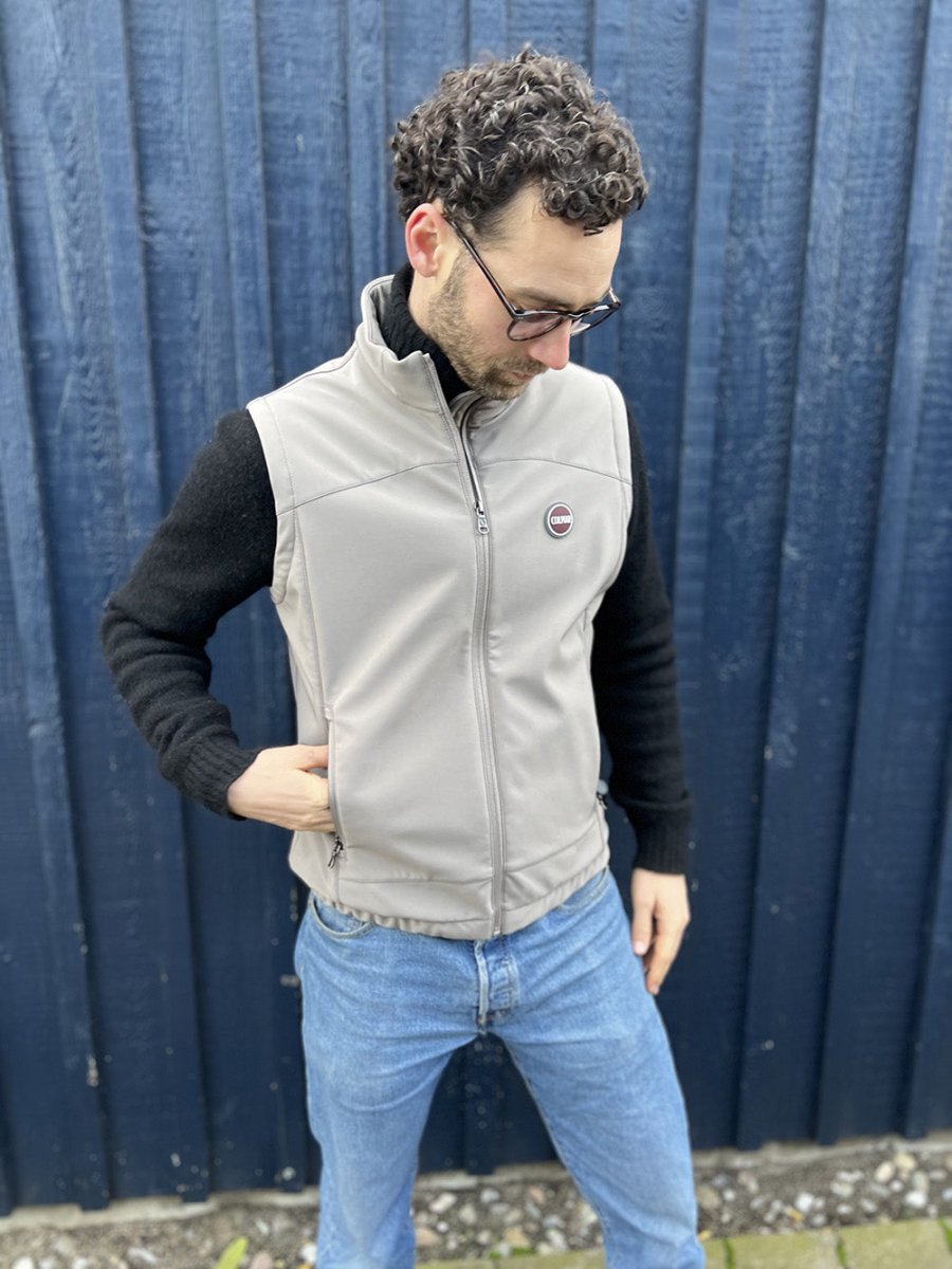 Men's Softshell Vest - Herre - Coffee Cream - Gumpel & Co