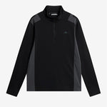 Lukas Quarter Zip Mid - Layer - Black - Gumpel & Co