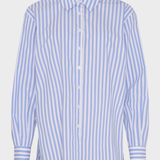 Vigga - Skjorte til damer - White/Powder Blue - Gumpel & Co