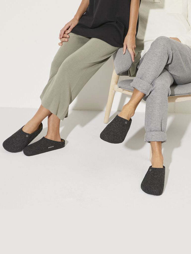 Men's Zermatt Uld Sutsko - Herre - Anthracite (mørkegrå) - Gumpel & Co