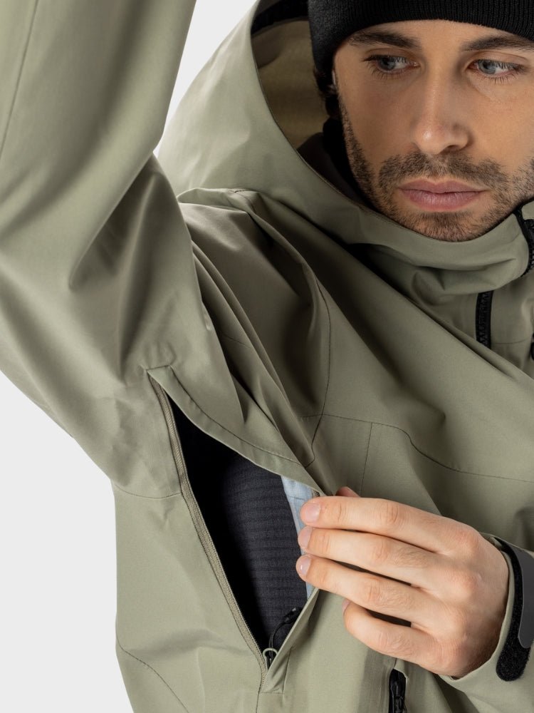 Explorair 3L Jacket - Mens - Turbo Red - Gumpel & Co