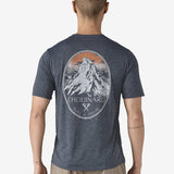 Capilene Cool Daily Graphic T-Shirt - Herre - Smolder Blue - Gumpel & Co