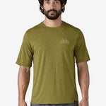 Capilene Cool Daily Graphic Tshirt - Herre - Graze Green - Gumpel & Co